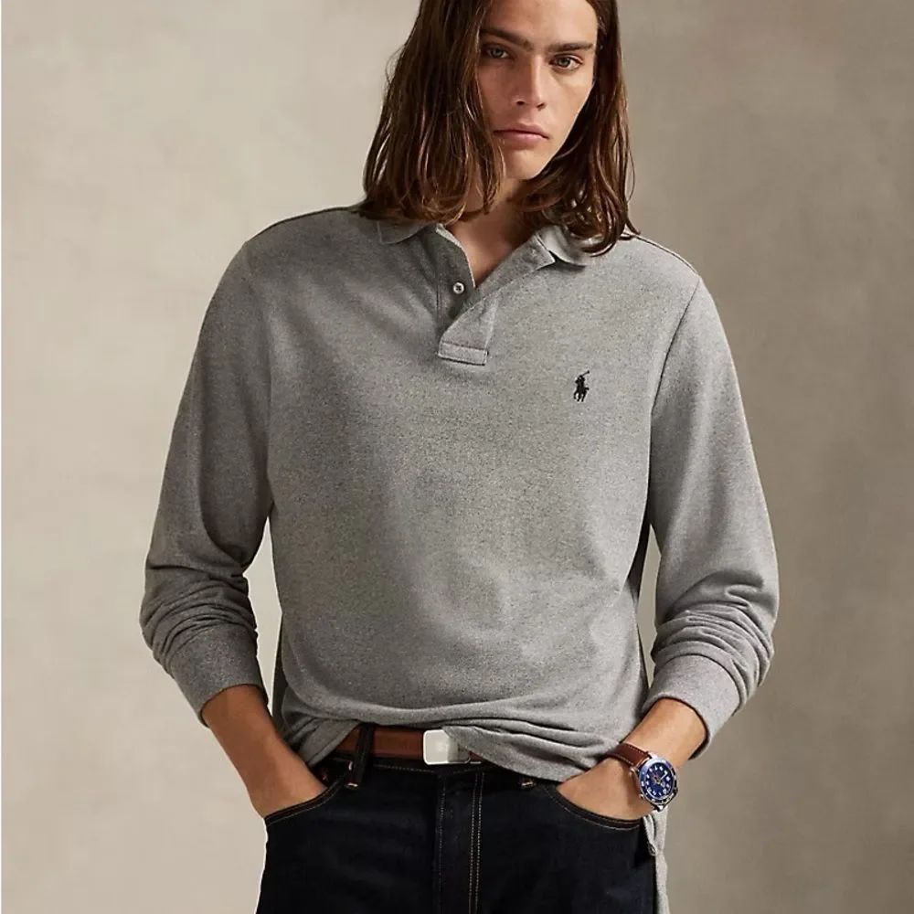 Ralph Lauren Classic Gray Polo Shirt